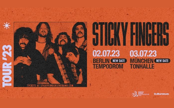 sticky fingers uk tour 2023 support act
